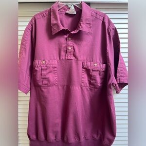 King Size Big 3XL Vintage Short Sleeved Shirt